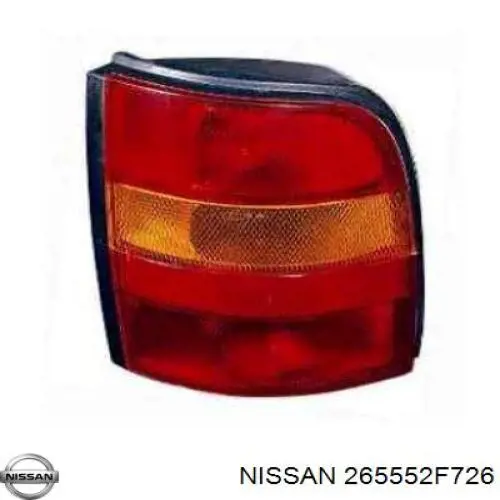 265552F026 Nissan ліхтар задній лівий, зовнішній