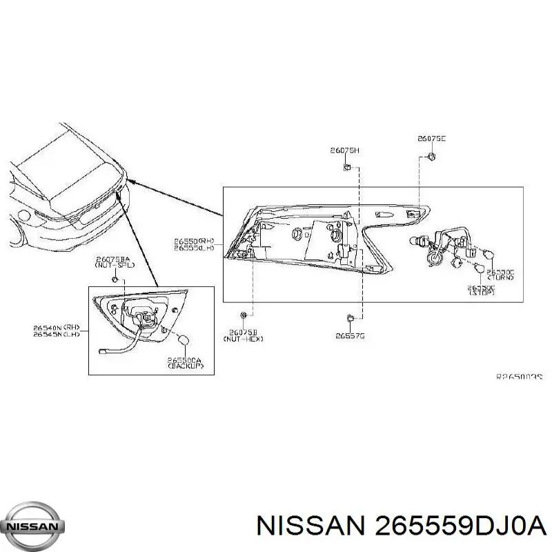 265559DJ0A Nissan/Infiniti 