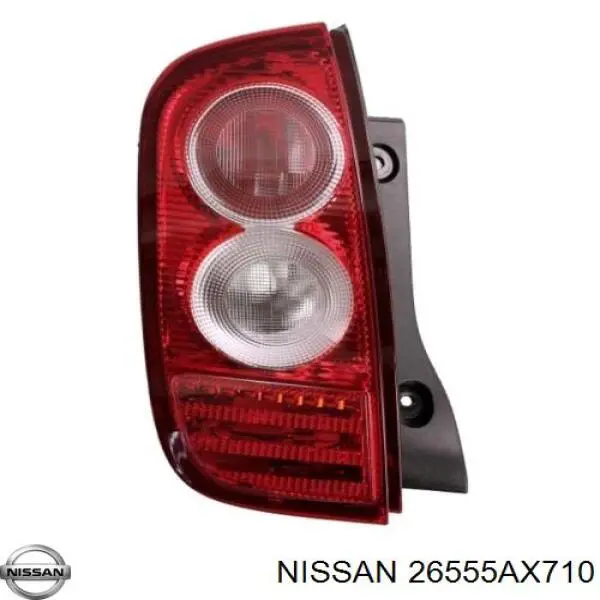 26555AX710 Nissan ліхтар задній лівий