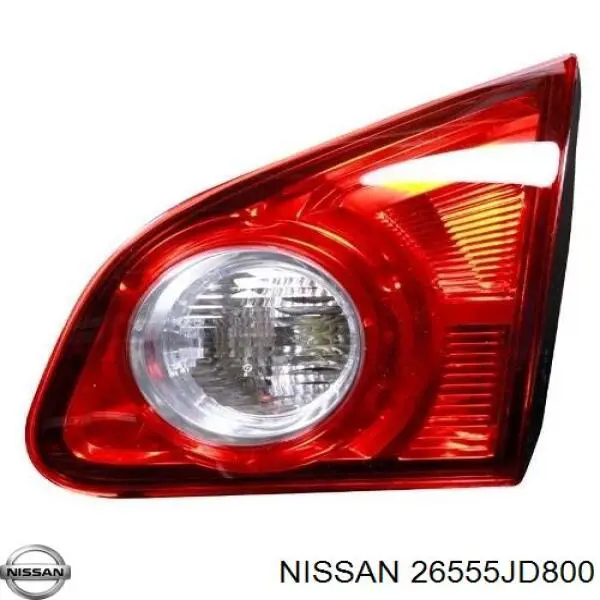 Ліхтар задній лівий, внутрішній 26555JD800 Nissan/Infiniti