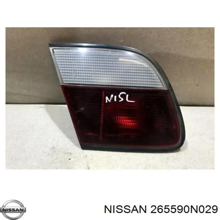265590N029 Nissan/Infiniti Ліхтар задній лівий, внутрішній
