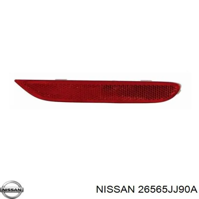 Купити 26565JJ90A Nissan/Infiniti Лівий відбивач заднього бампера