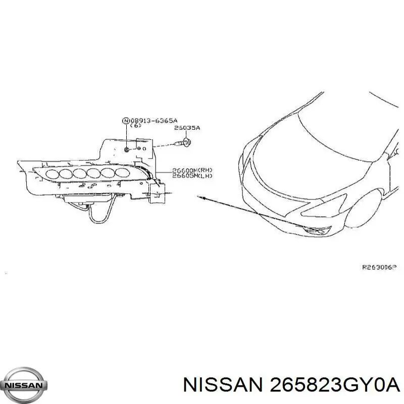 265823GY0A Nissan/Infiniti 