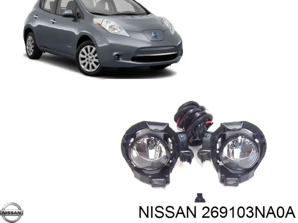 Кронштейн кріплення протитуманною фари, правої Nissan Leaf (ZE0E) (Нісан Ліф)