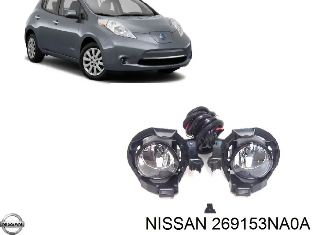 Кронштейн кріплення протитуманною фари, лівою Nissan Leaf (ZE0E) (Нісан Ліф)