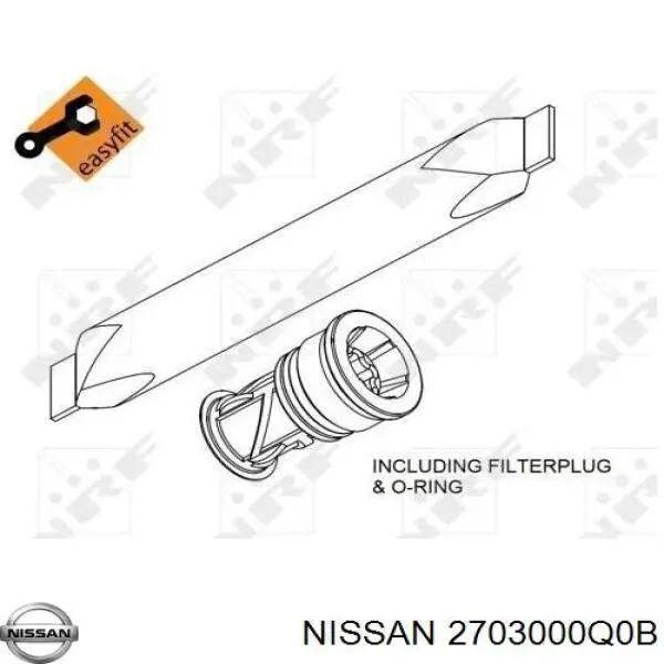 Ресивер-осушувач кондиціонера Mitsubishi 7812A125 ціна, від 27.36 USD