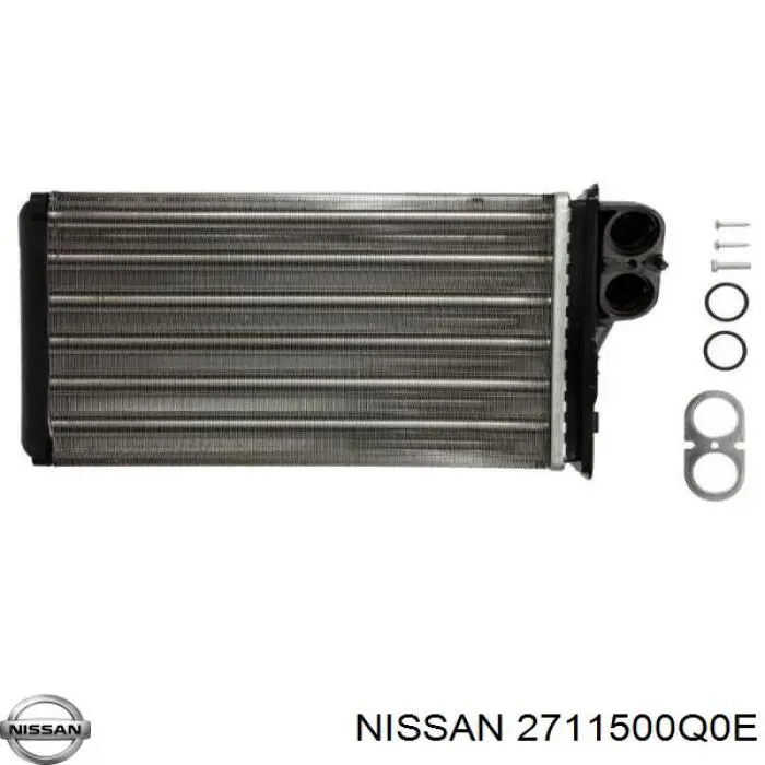 Радіатор пічки (обігрівача) Nissan/Infiniti 2711500Q0E ціна, від 30.00 USD