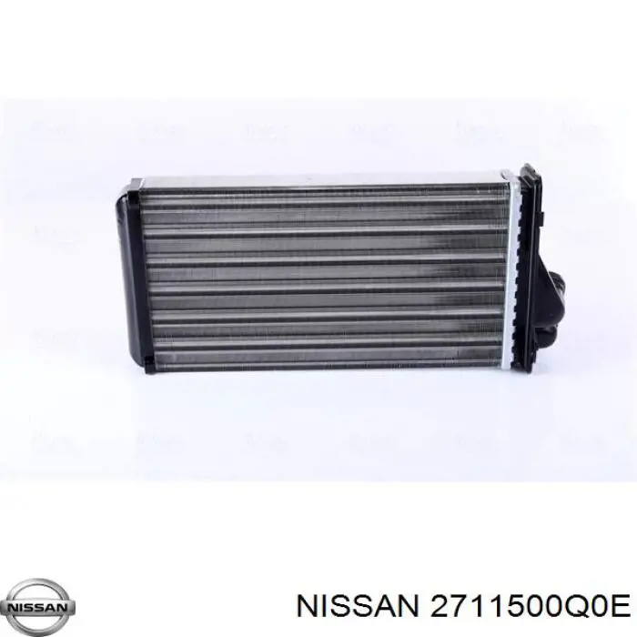 2711500Q0E Nissan радіатор пічки (обігрівача)