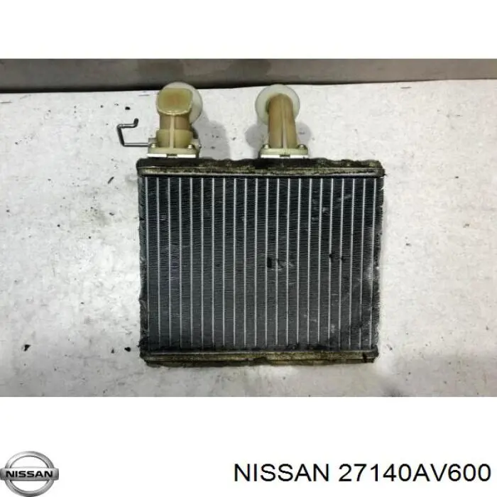 27140AV600 Nissan радіатор пічки (обігрівача)