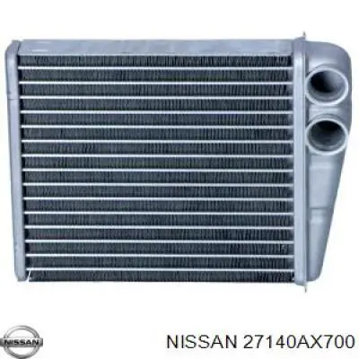 27140AX700 Nissan радіатор пічки (обігрівача)