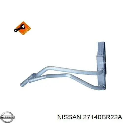 27140BR22A Nissan радіатор пічки (обігрівача)