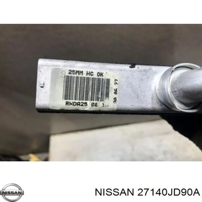 27140JD90A Nissan/Infiniti Радіатор опалювача салону