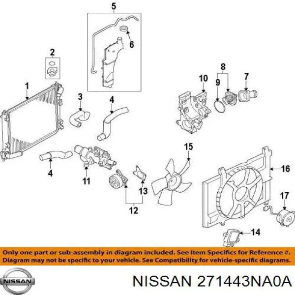 Купити 271443NA0A Nissan/Infiniti 
