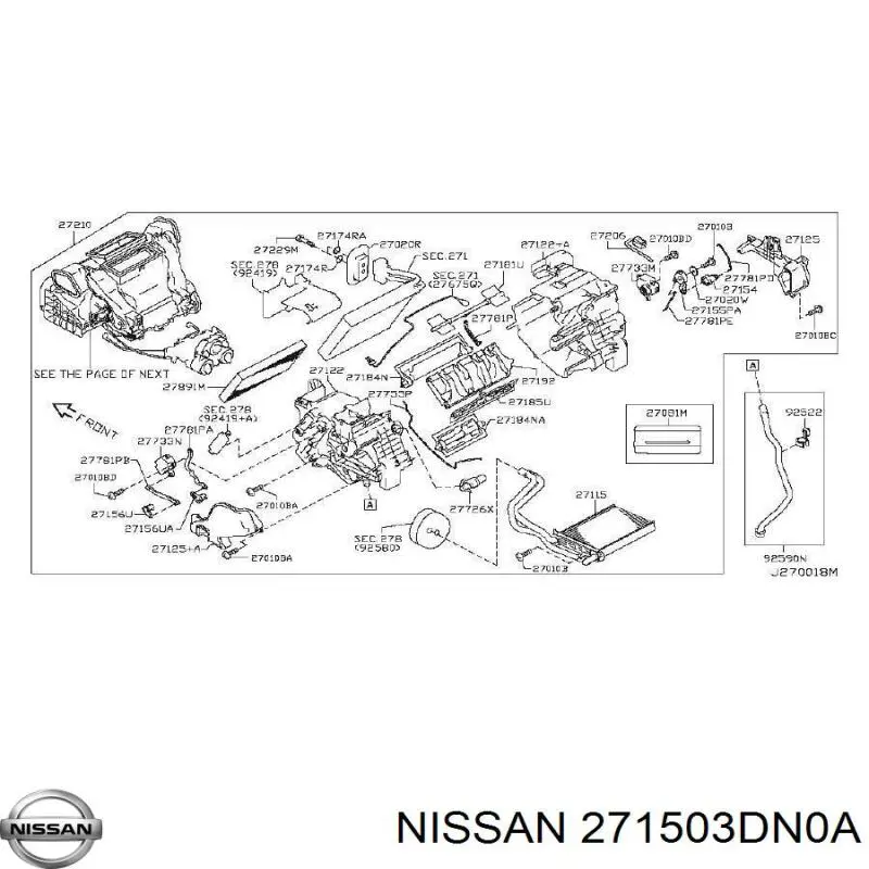 Nissan/Infiniti 271503DN0A ціна, від 40.54 USD