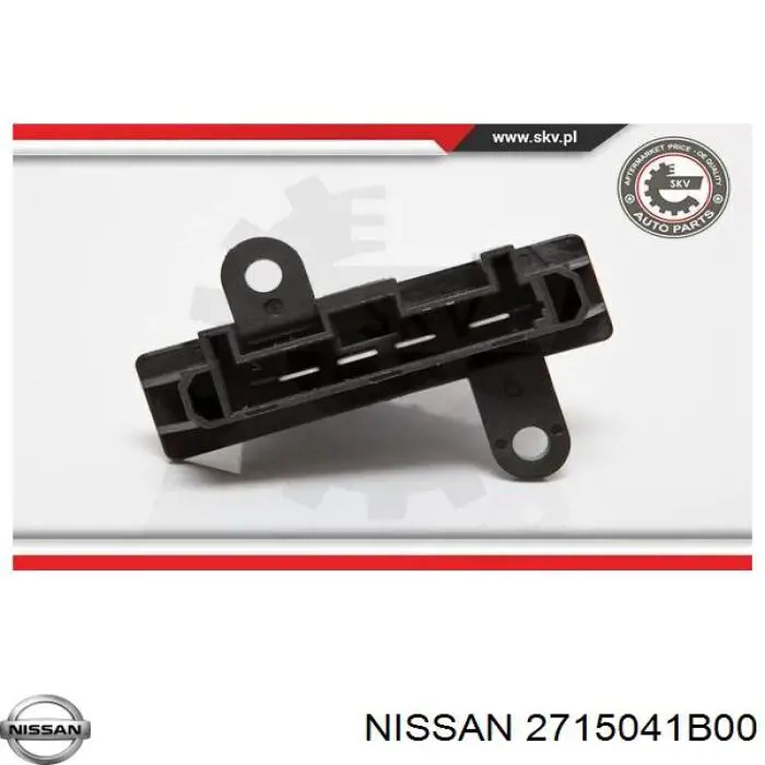 Резистор обігрівача Nissan/Infiniti 2715041B00 ціна, від 12.46 USD