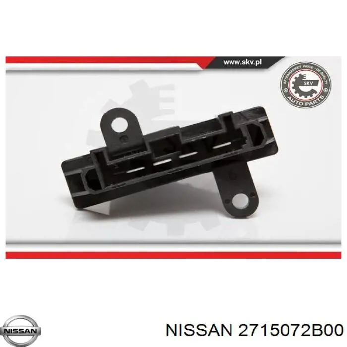 2715072B00 Nissan резистор (опір пічки, обігрівача салону)