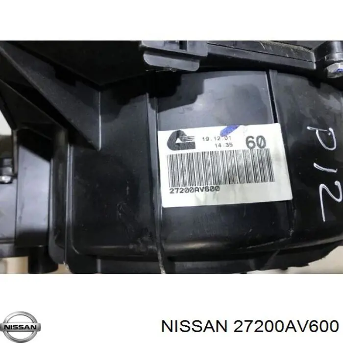  Вентилятора пічки Nissan Almera 2