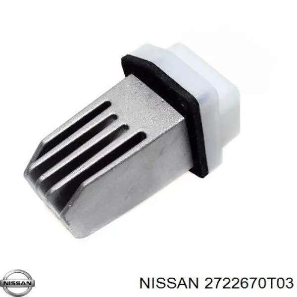 Резистор (опір) пічки, обігрівача салону Nissan Qashqai +2 (J10) (Нісан Кашкай)