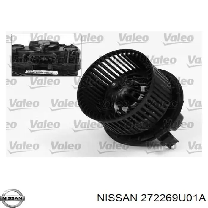 Купити 272269U01A Nissan/Infiniti Електродвигуни (електродвигун обігрівача) або розетка причепа штепсельная