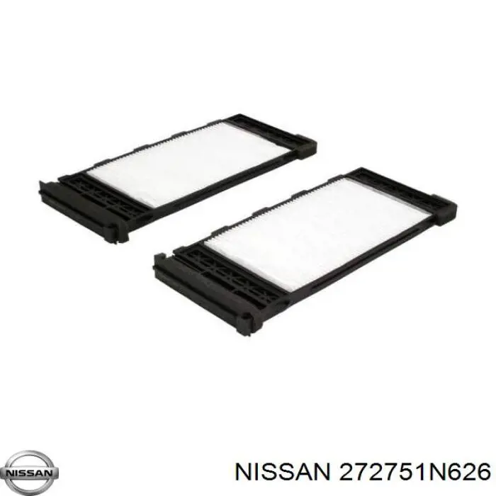 Фільтр повітряний обігрівача Nissan/Infiniti 272751N626 ціна, від 7.33 USD