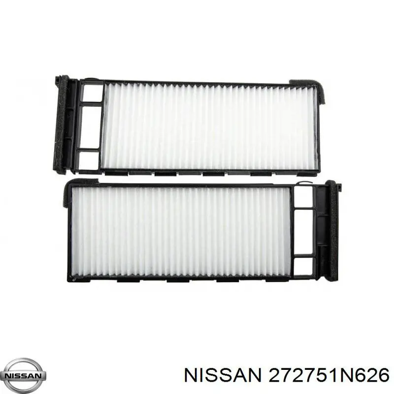 Фільтр повітряний обігрівача Nissan/Infiniti 272751N626 ціна, від 7.33 USD