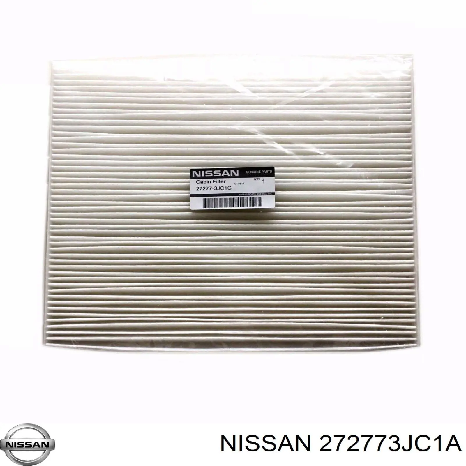 Фільтр повітряний обігрівача Nissan/Infiniti 272773JC1A ціна, від 6.05 USD