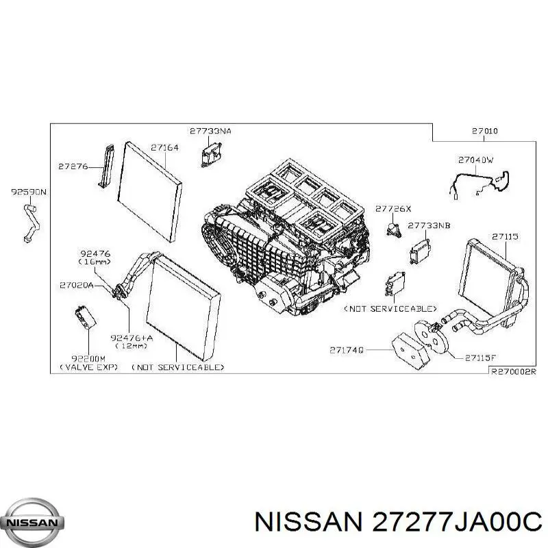 27277JA00C Nissan фільтр салону