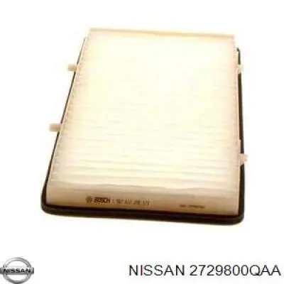 Фільтр повітряний обігрівача Nissan/Infiniti 2729800QAA ціна, від 6.82 USD