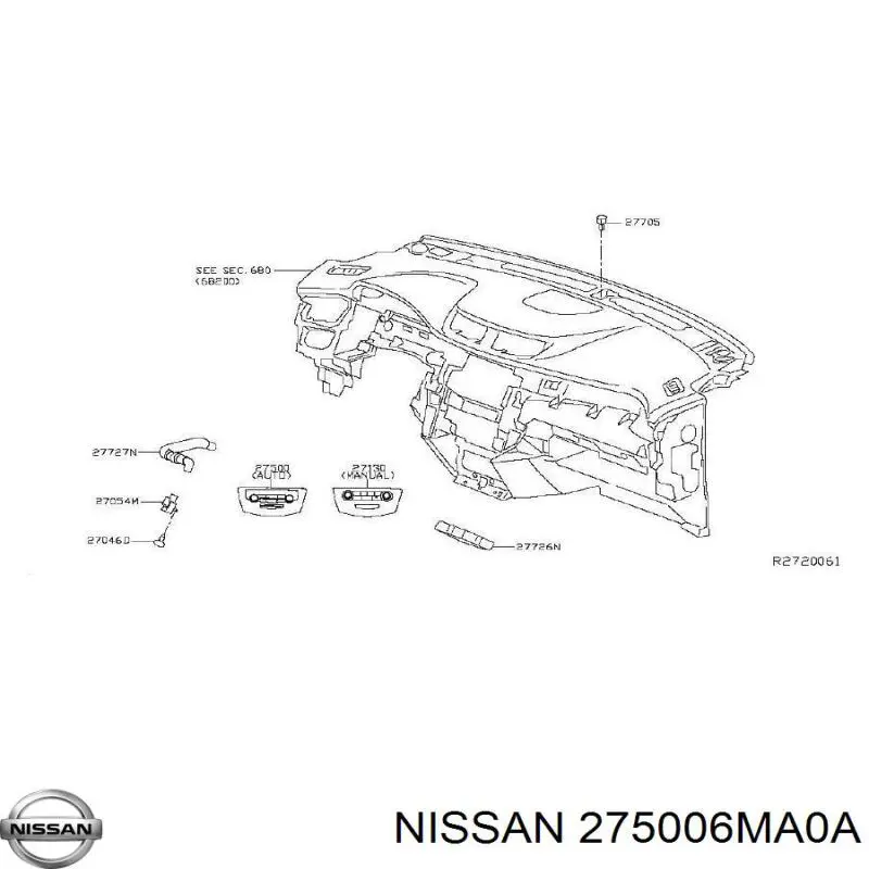  275006MA0A Nissan