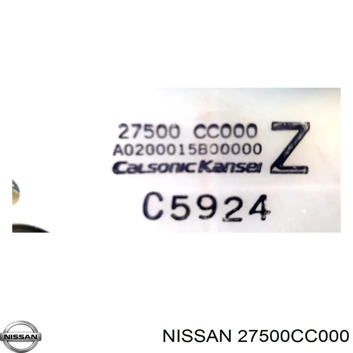 Блок управління кондиціонером 27500CC000 Nissan/Infiniti