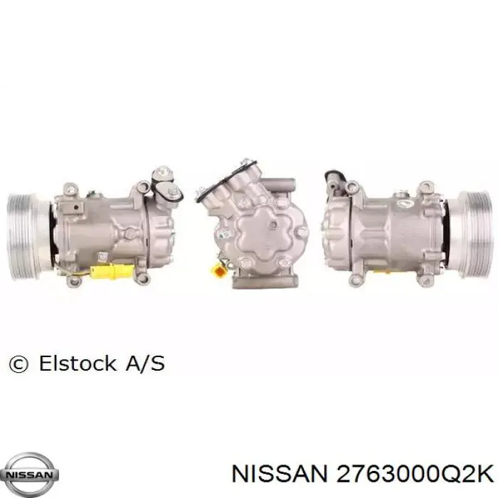 Компресор системи кондиціювання Nissan/Infiniti 2763000Q2K ціна, від 82.78 USD