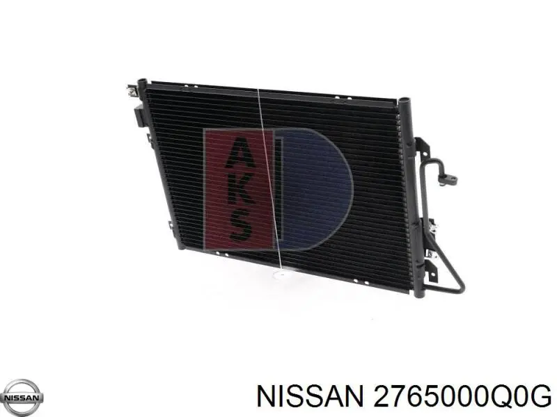 Радіатор кондиціонера 2765000Q0G Nissan/Infiniti