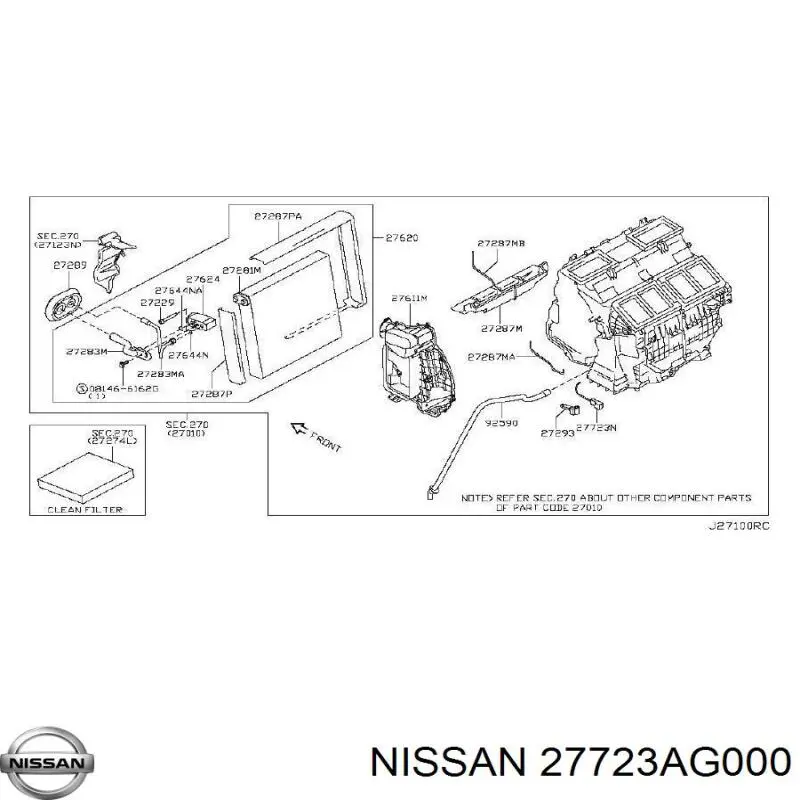 27723AG000 Nissan/Infiniti 