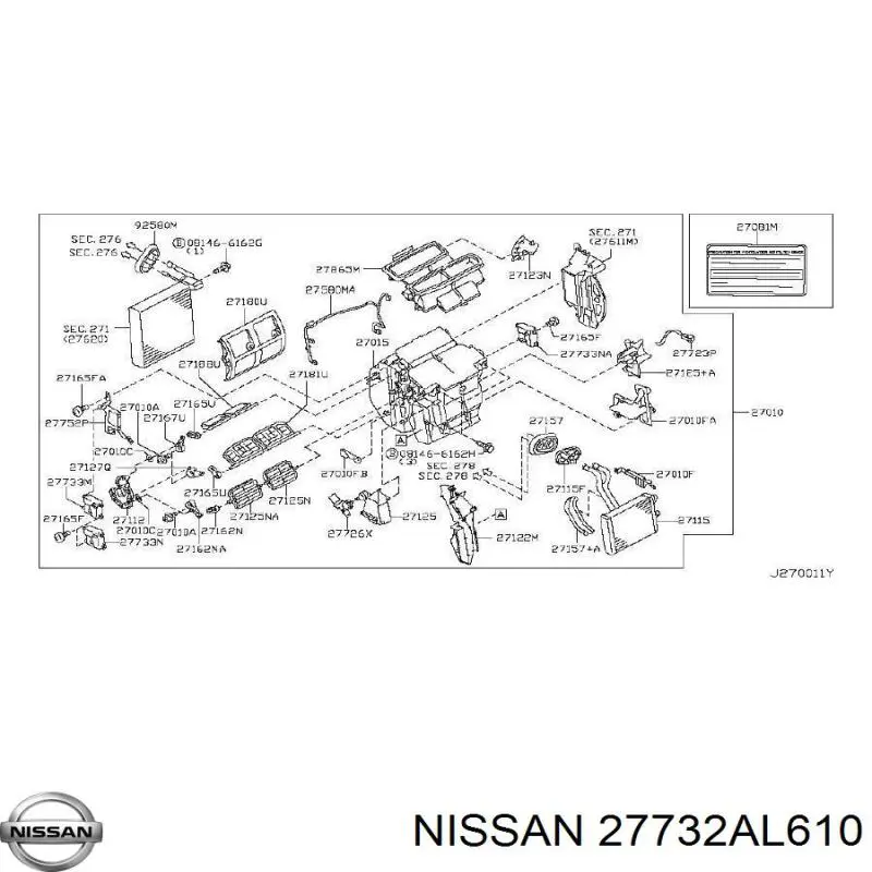 Купити 27732AL610 Nissan/Infiniti 