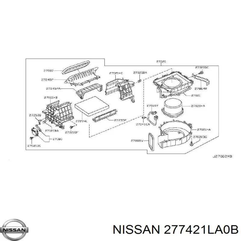 277421LA0B Nissan/Infiniti 