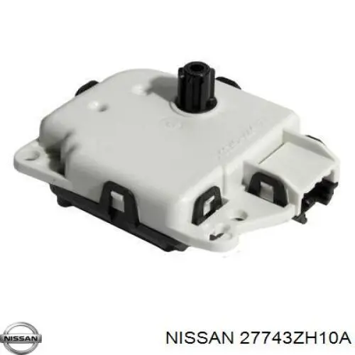 Двигун заслінки печі на Nissan Navara (D40M)