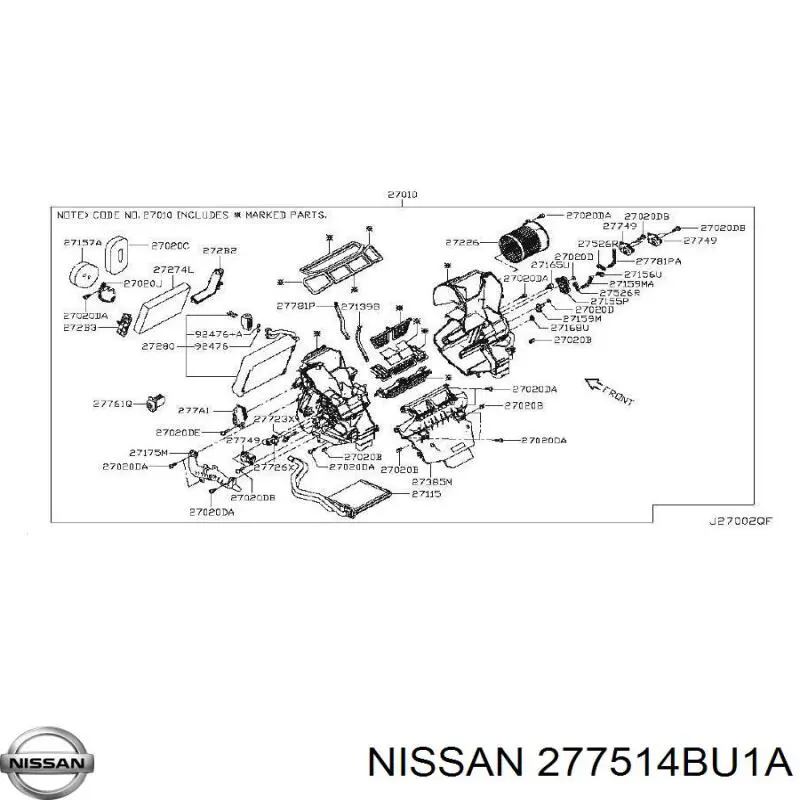  Nissan/Infiniti 277514BU1A ціна, від 5.92 USD