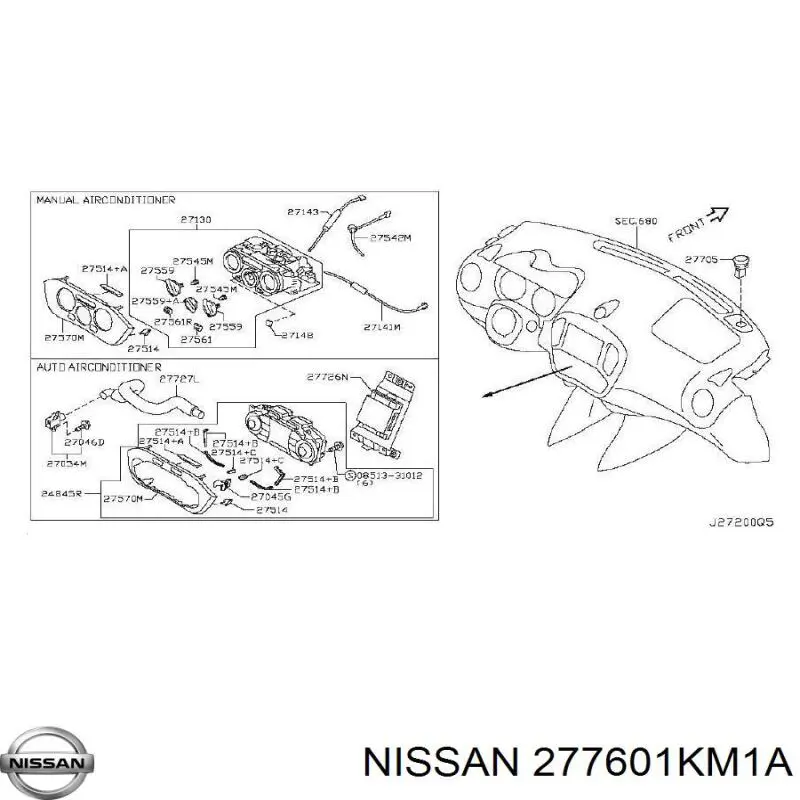  277601KM1A Nissan