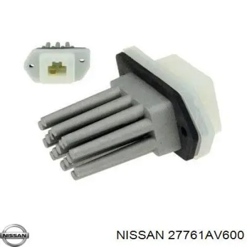 Резистор (опір) пічки, обігрівача салону Nissan Primera (P12) (Нісан Прімера)