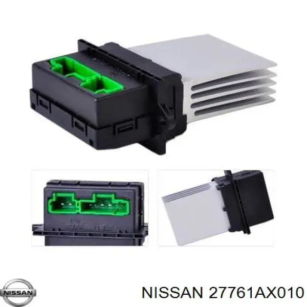 Резистор обігрівача Nissan/Infiniti 27761AX010 ціна, від 33.90 USD
