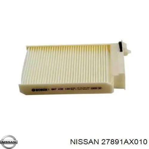 27891AX010 Nissan/Infiniti Внутрішньосалонний фільтр