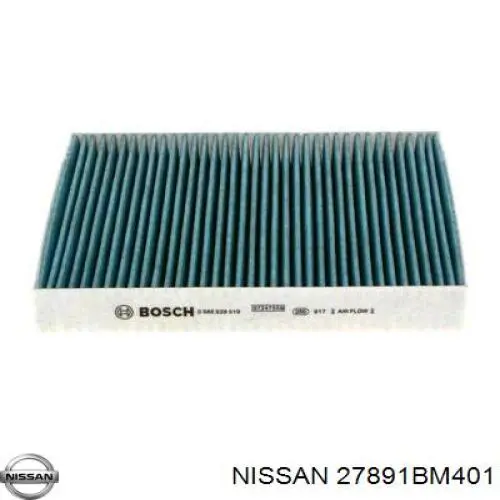 Фільтр повітряний обігрівача Nissan/Infiniti 27891BM401 ціна, від 4.62 USD