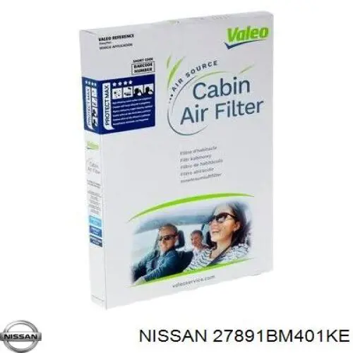 Купити 27891BM401KE Nissan/Infiniti Фільтр салону вугільний