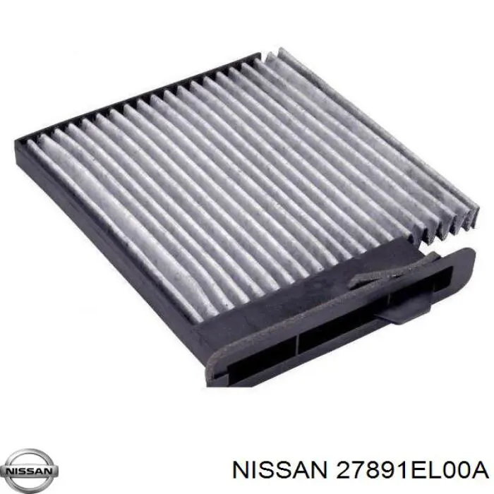 Фільтр повітряний обігрівача Nissan/Infiniti 27891EL00A ціна, від 4.28 USD