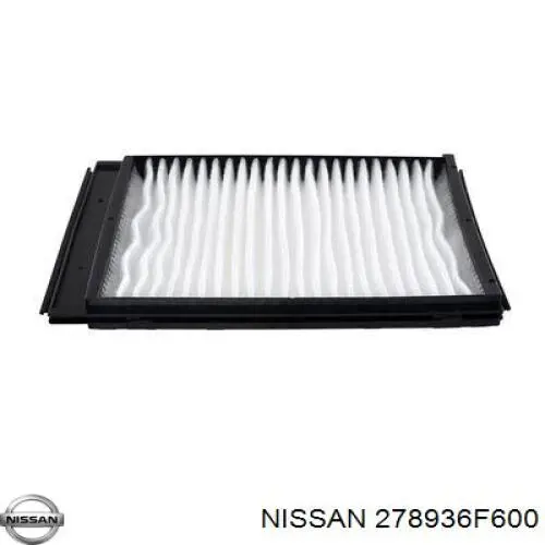 Фільтр повітряний обігрівача Nissan/Infiniti 278936F600 ціна, від 6.39 USD