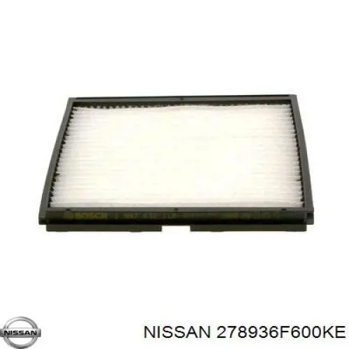 278936F600KE Nissan/Infiniti Внутрішньосалонний фільтр