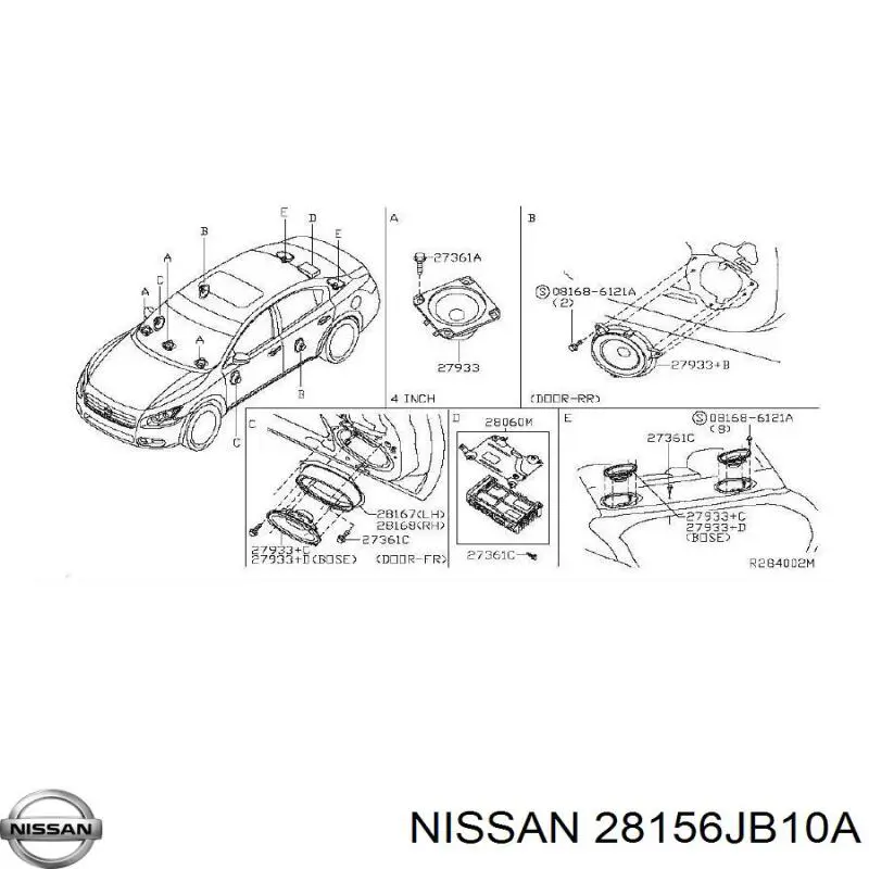 28156JB10A Nissan/Infiniti 