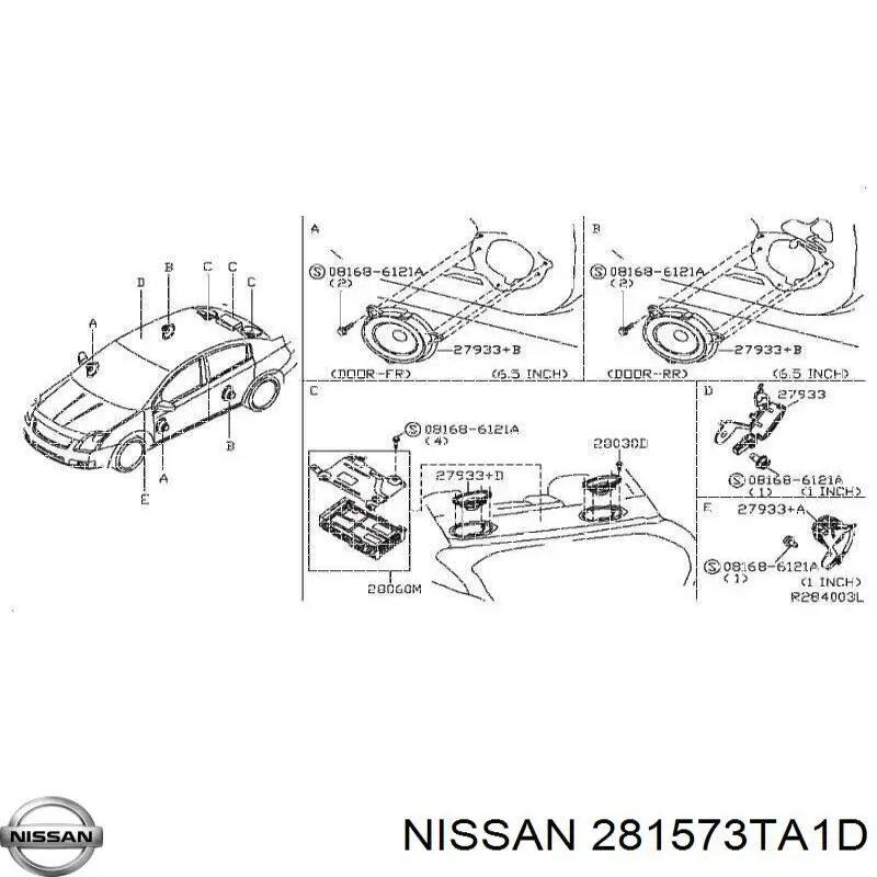 281573TA1D Nissan/Infiniti 