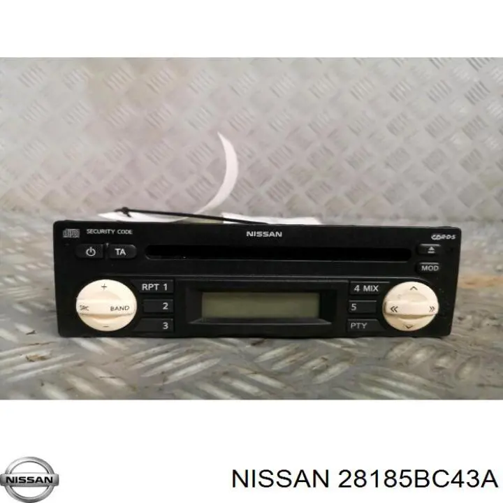 28185BC43A Nissan/Infiniti Магнітола (радіо AM/FM)