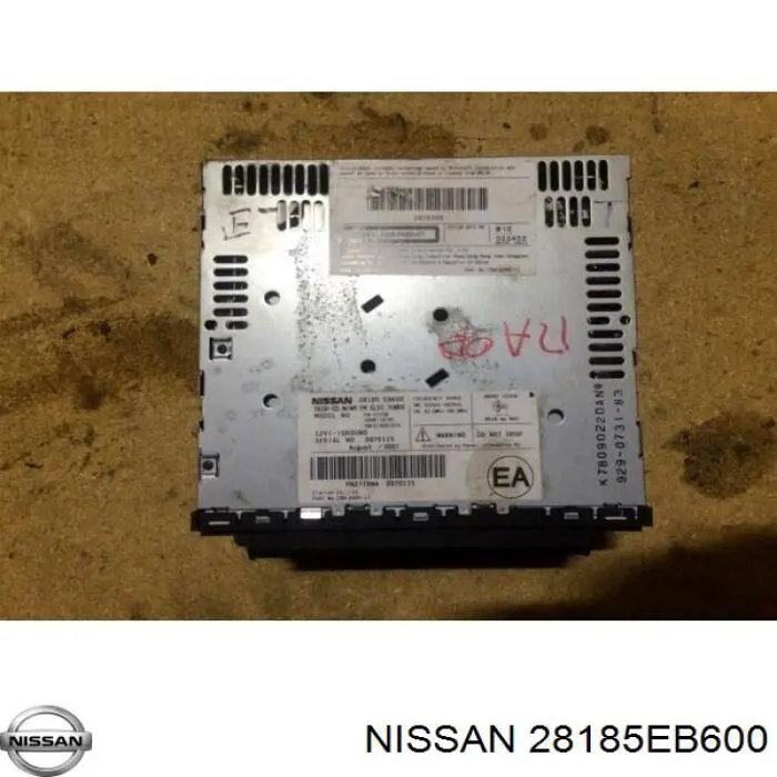 28185EB600 Nissan/Infiniti Магнітола (радіо AM/FM)